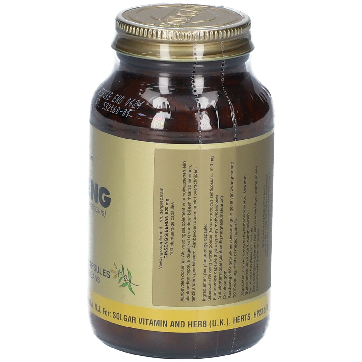 Solgar Ginseng Siberian 520mg