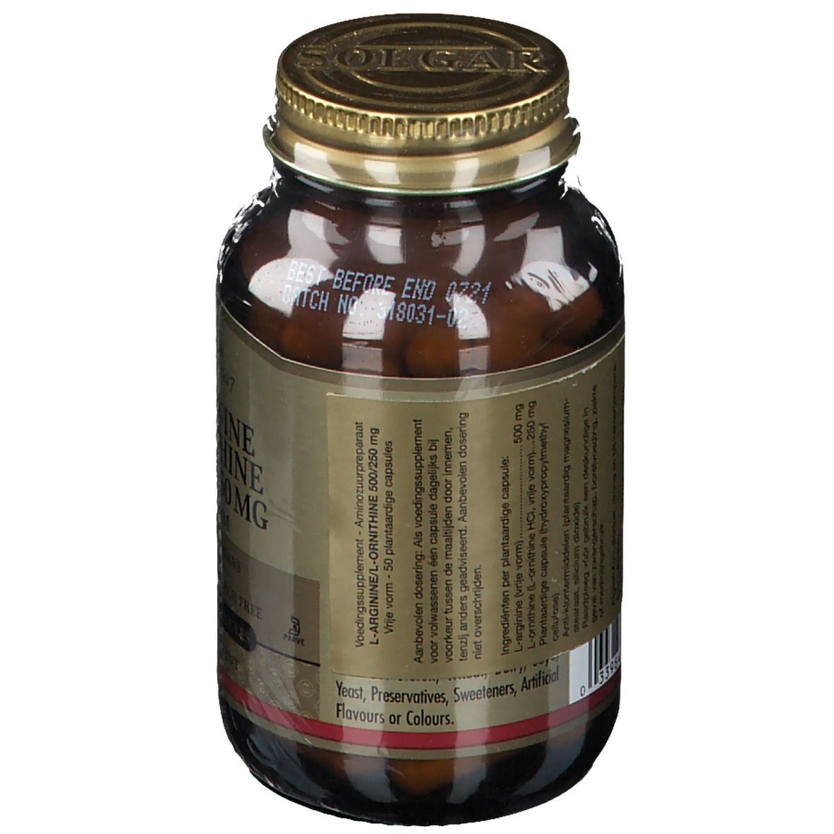Solgar L-Arganine/L-Orthinine 500/250 mg