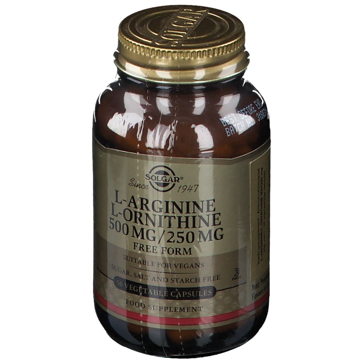 Solgar L-Arganine/L-Orthinine 500/250 mg