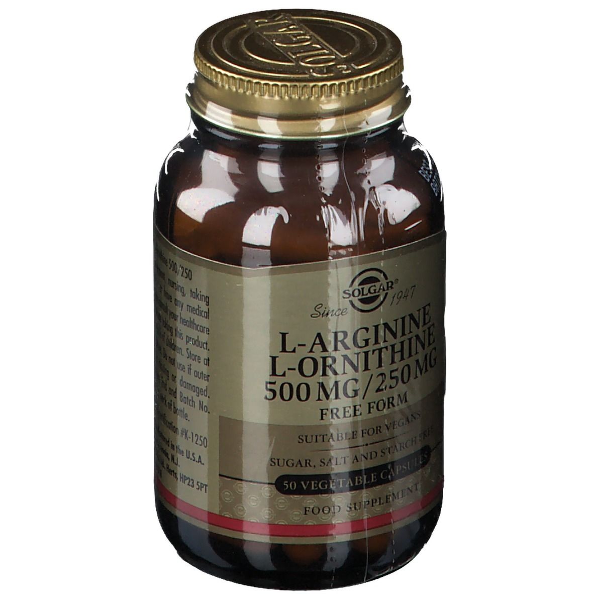 Solgar L-Arganine/L-Orthinine 500/250 mg