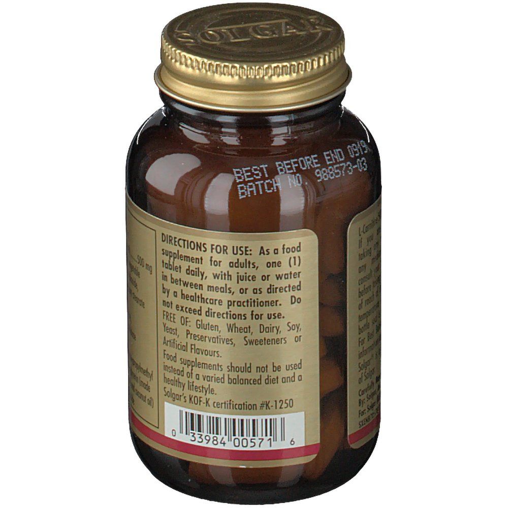 Solgar L-Carnitine 500 mg