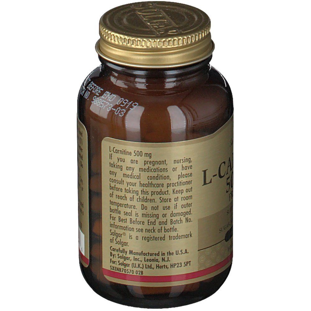 Solgar L-Carnitine 500 mg
