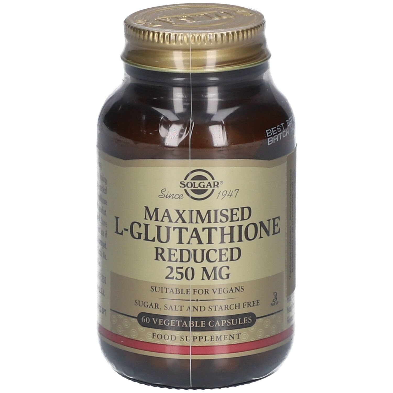Solgar Maximised L-Glutathione 250 mg