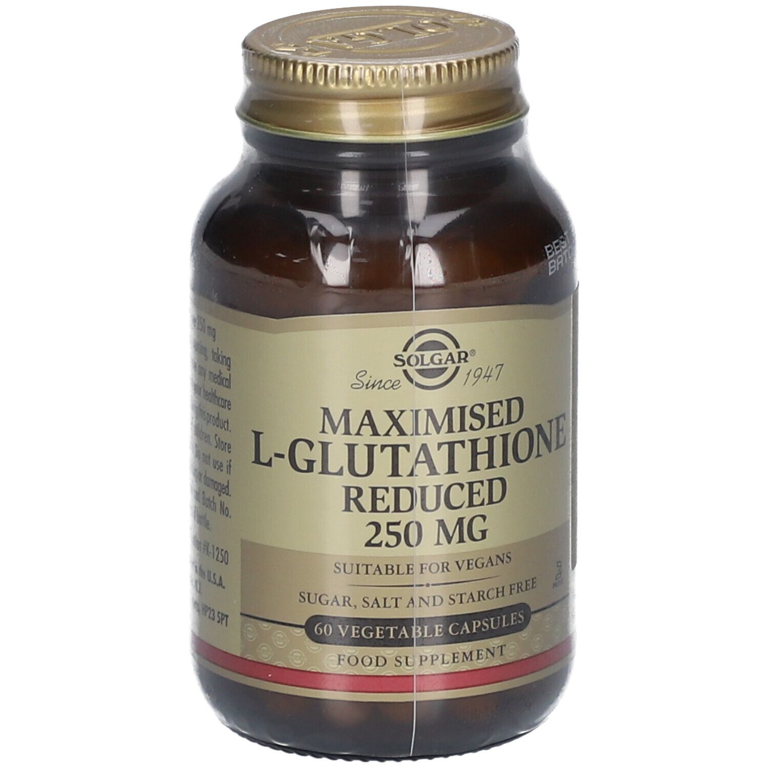 Solgar Maximised L-Glutathione 250 mg