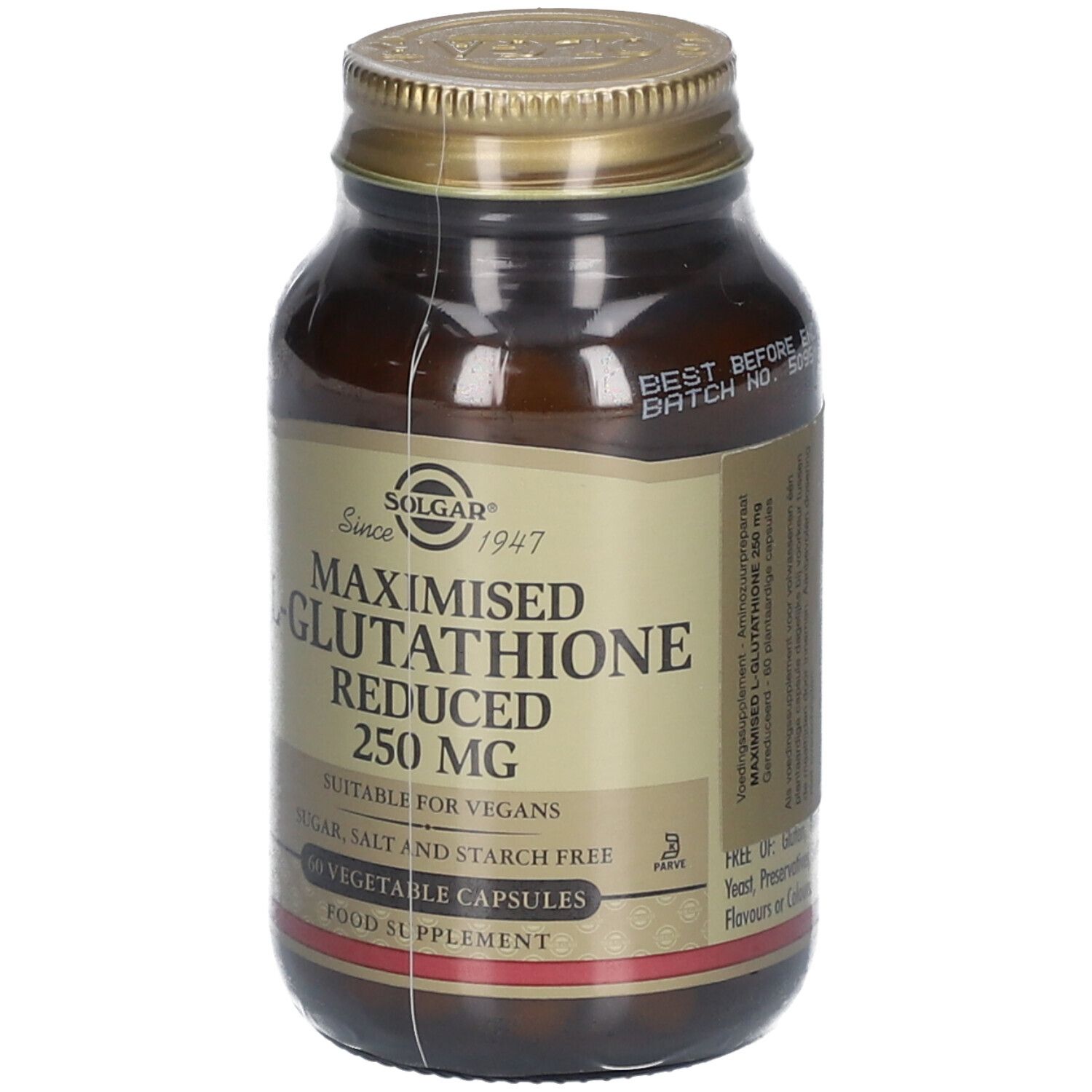 Solgar Maximised L-Glutathione 250 mg