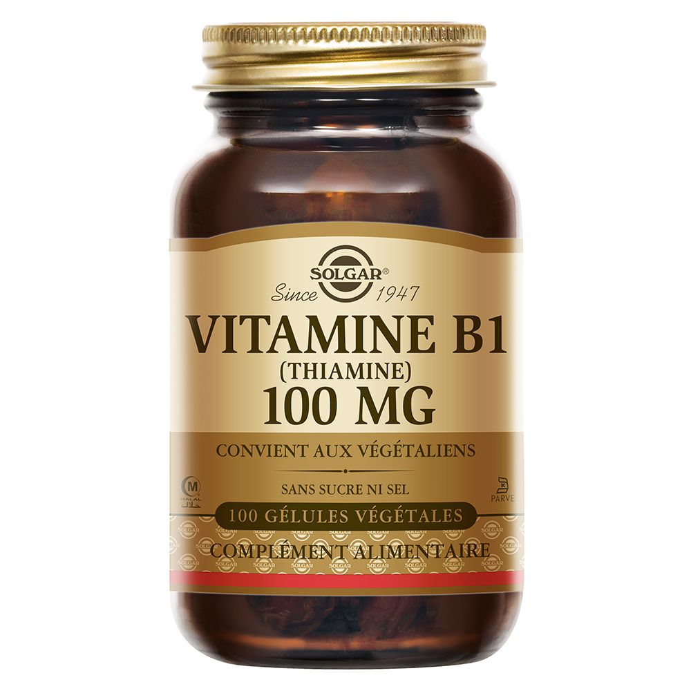 Solgar Vitamine B1 100 mg 100 St - Farmaline