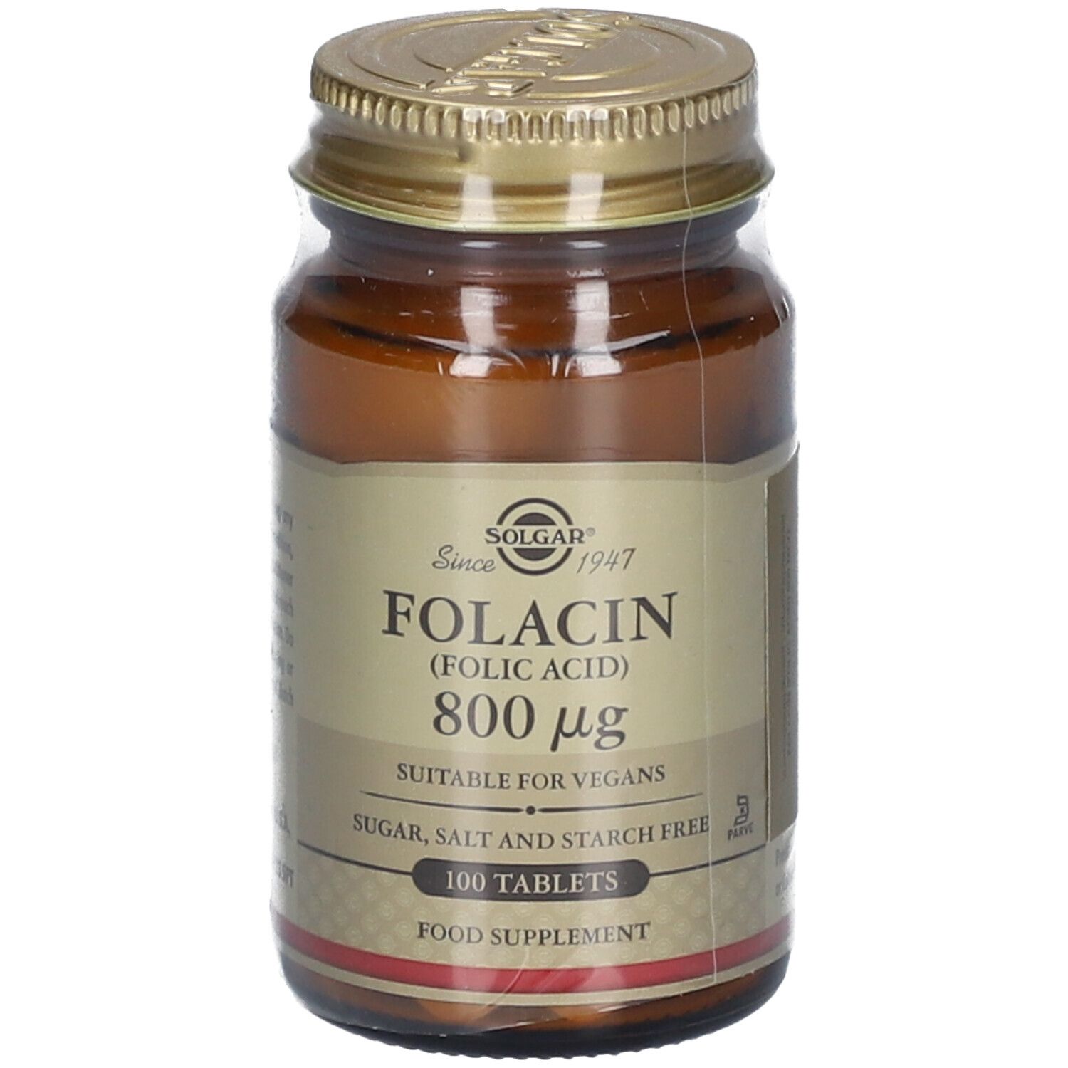 Solgar Folacin Acide folique 800 mcg