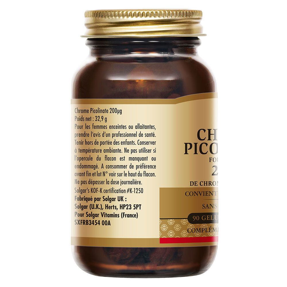 Achterkant van de fles. Bevat informatie over ingrediënten, dosering en fabrikant. Franse tekst.