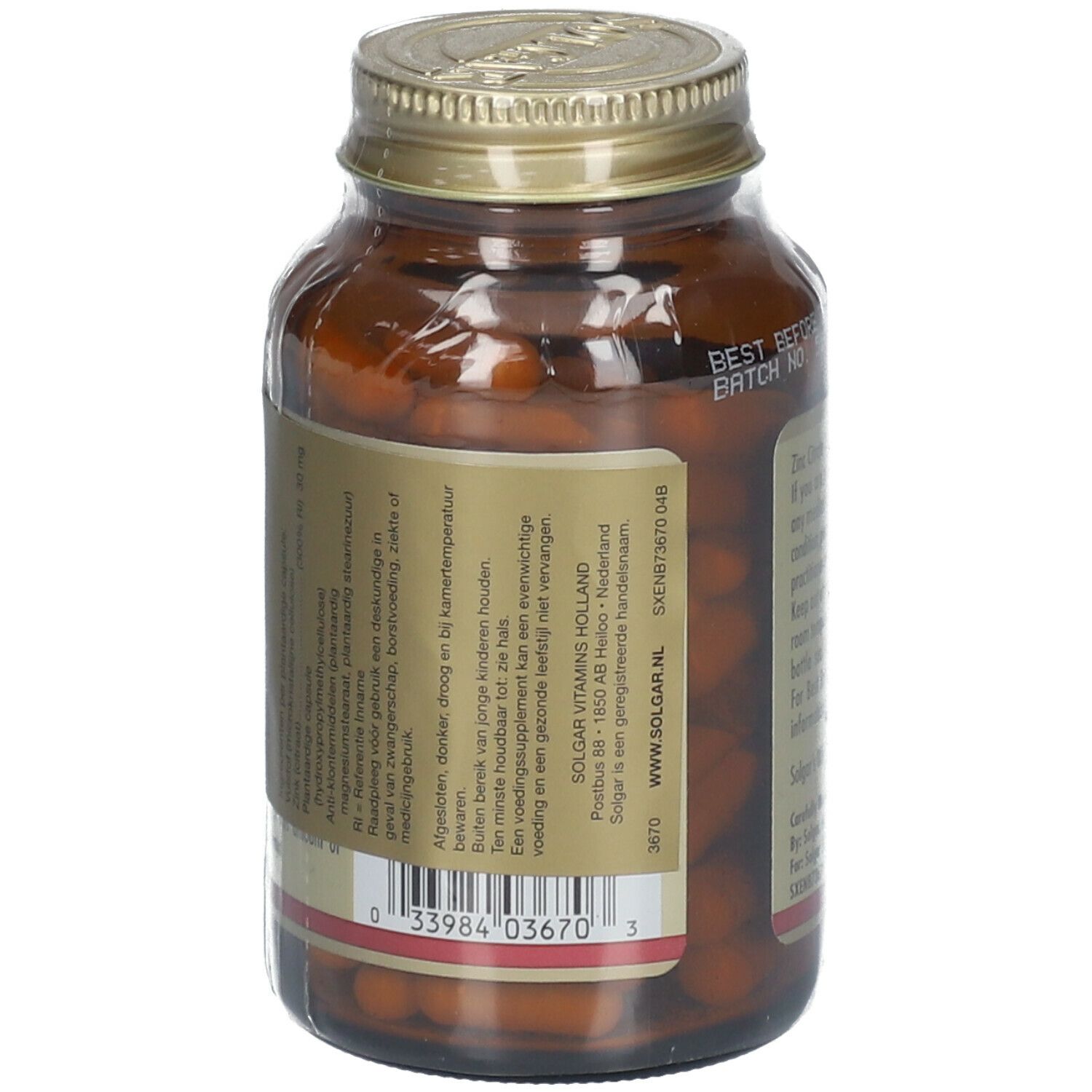 Solgar Zinc Citrate 30 mg