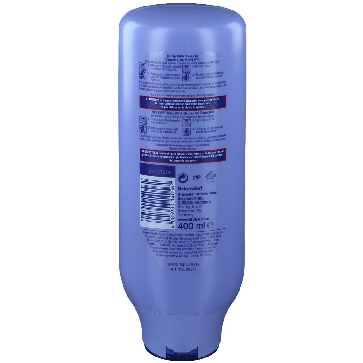 Nivea Lait Corporel Douceur Sous la Douche