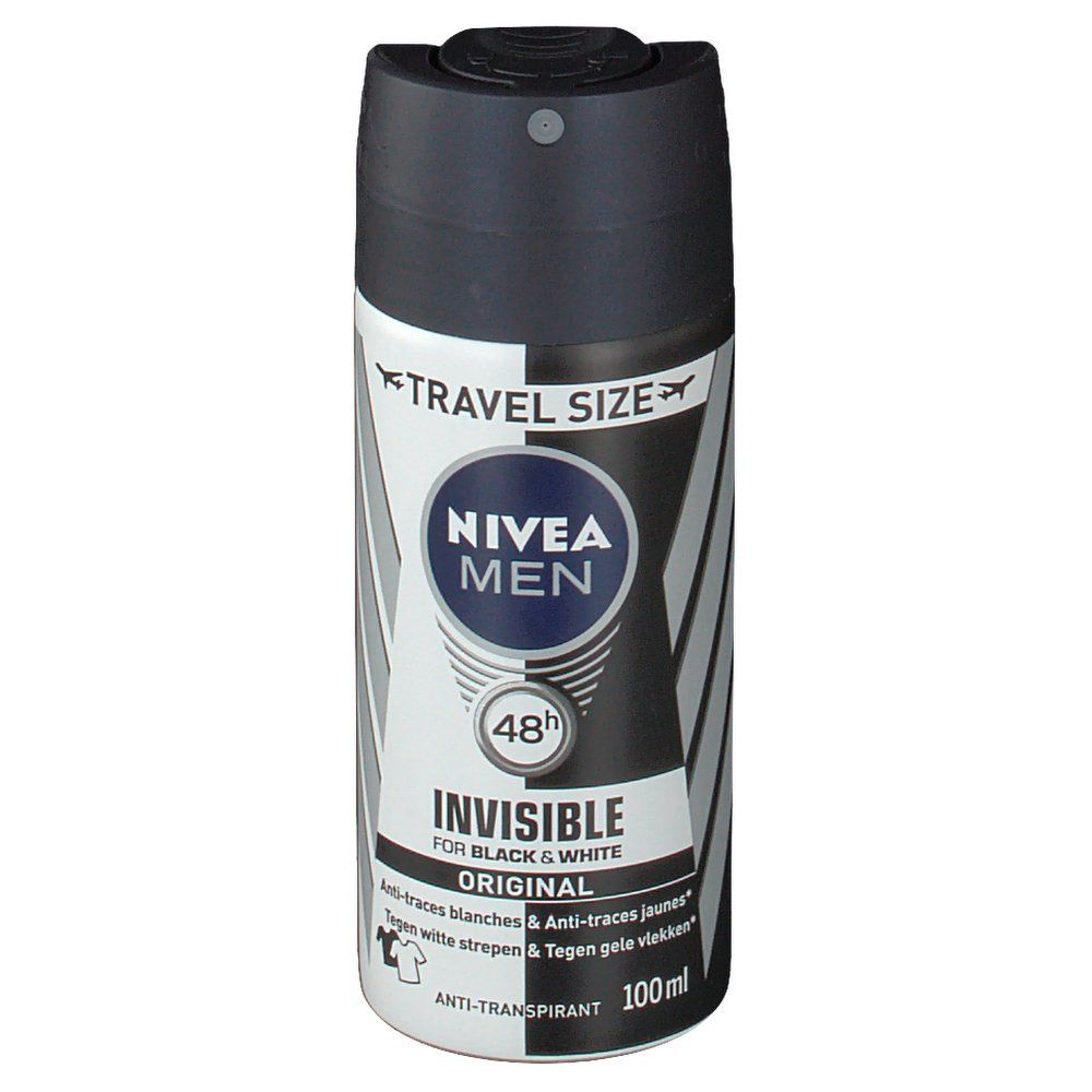 Nivea Deodorant Travel Size Black&White Spray (For Men)