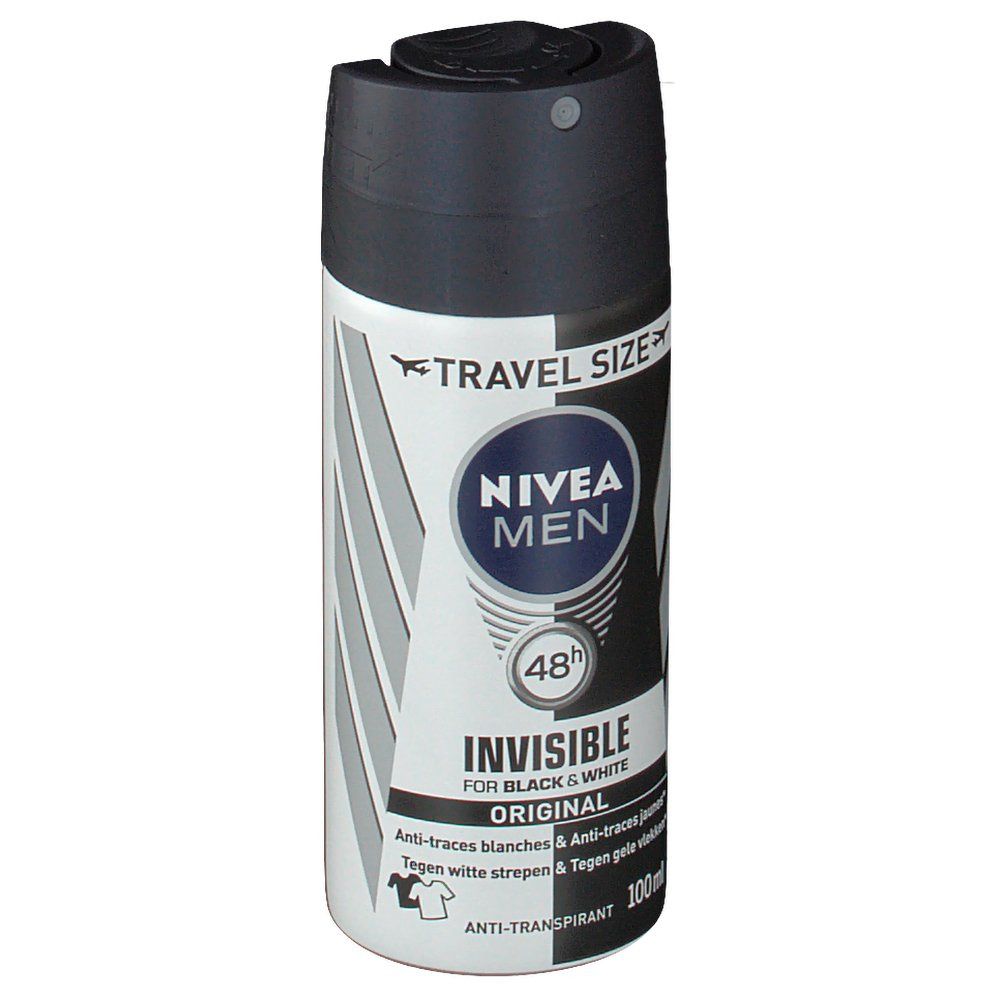 Nivea Deodorant Travel Size Black&White Spray (For Men)