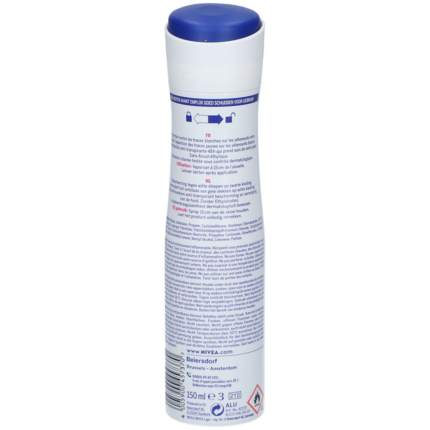 Nivea Deodorant Invisible Black & White Clear Spray (For Women)
