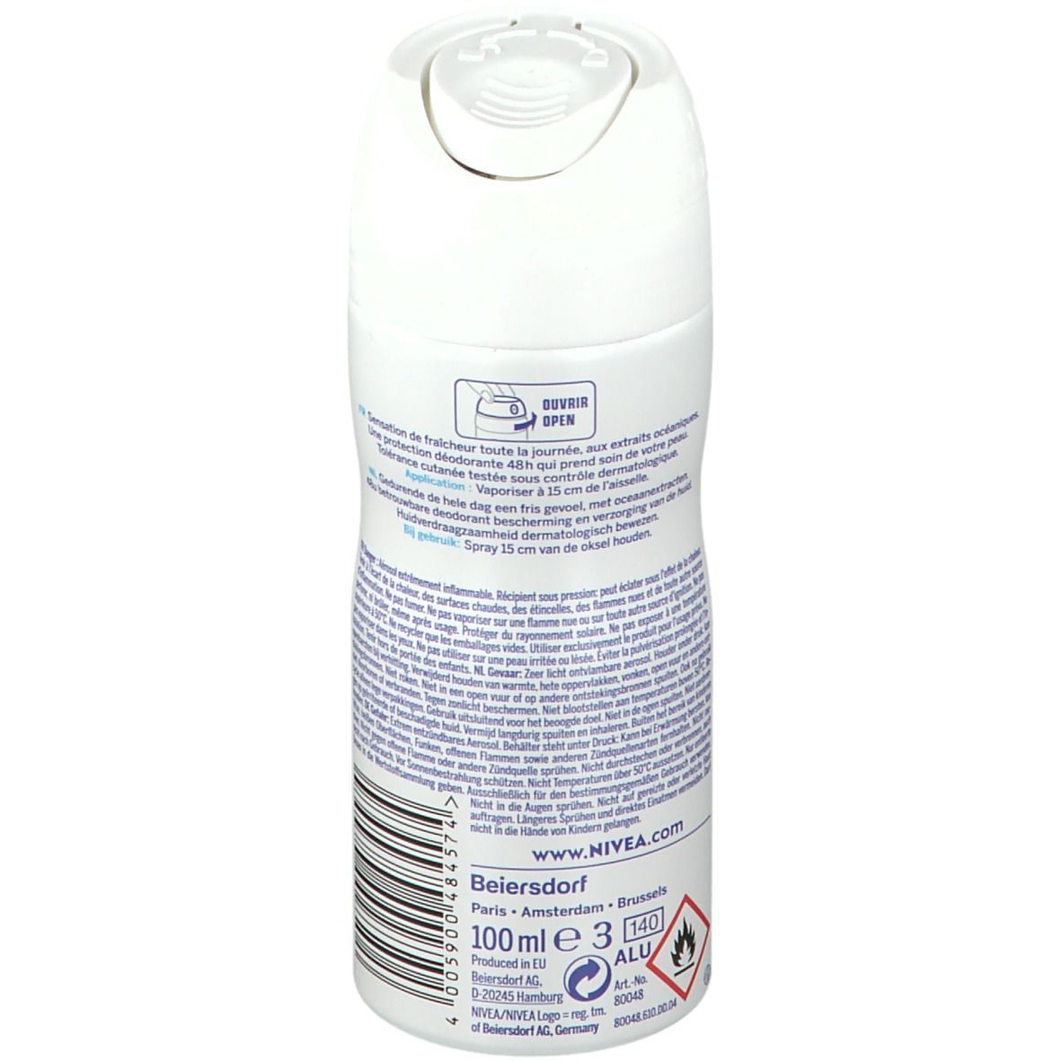 Nivea Deodorant Pocket Fresh Natural Spray (For Women)