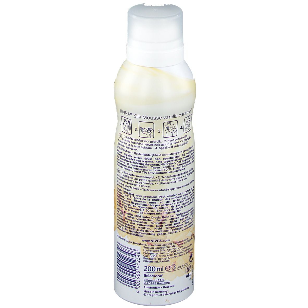 Nivea Silk Mousse Vanilla - Caramel Limited Edition