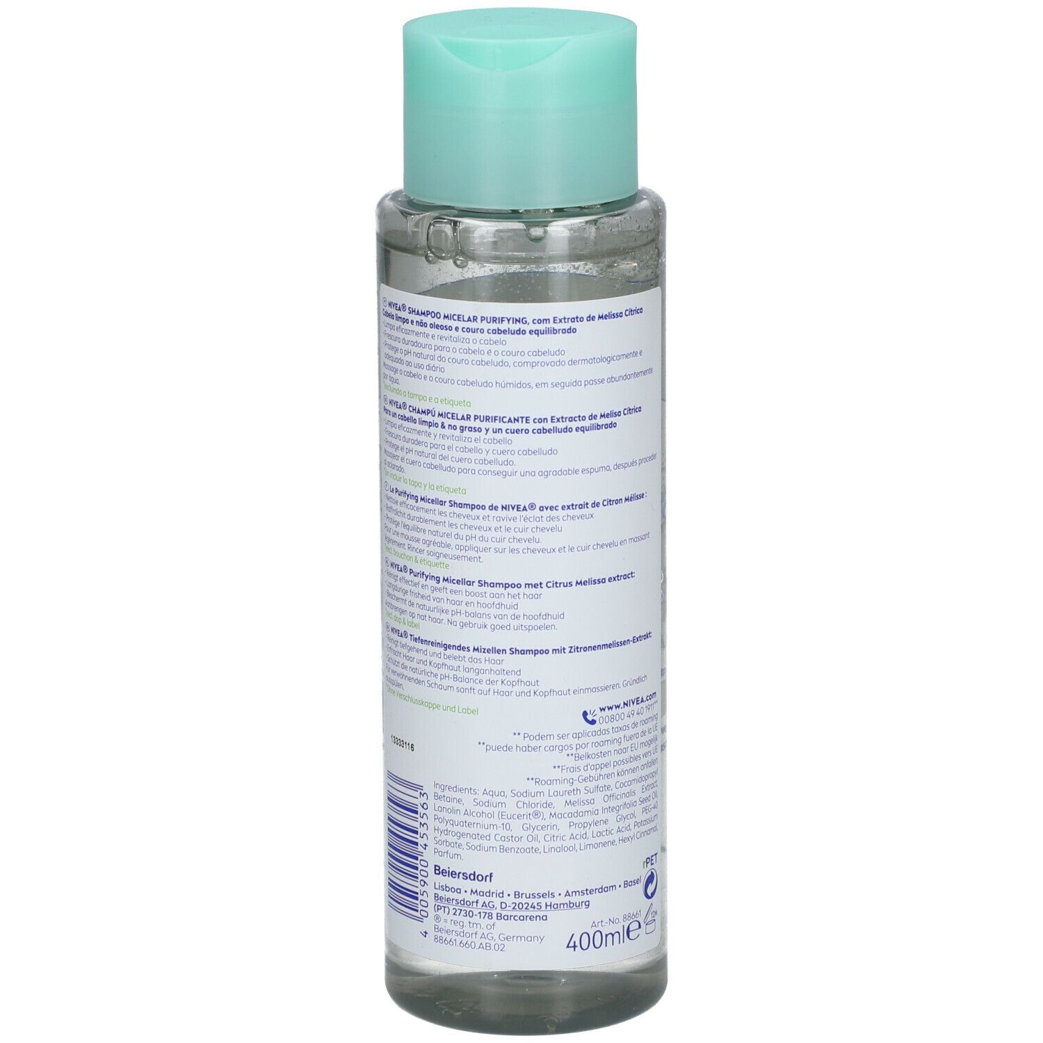 Nivea Hair Care Purifying Micellaire Shampoo