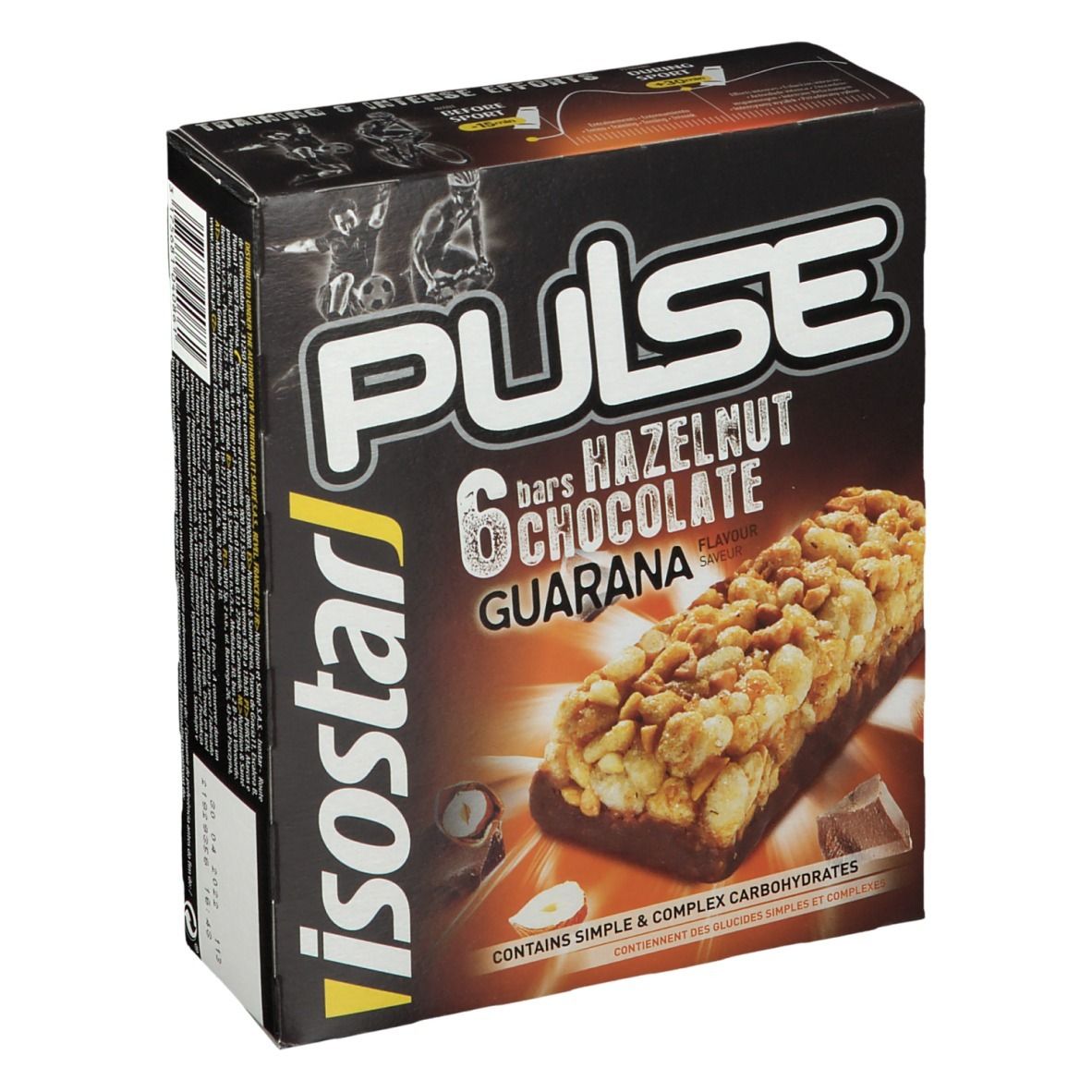 Isostar Sport Bar Pulse Noisette Chocolat