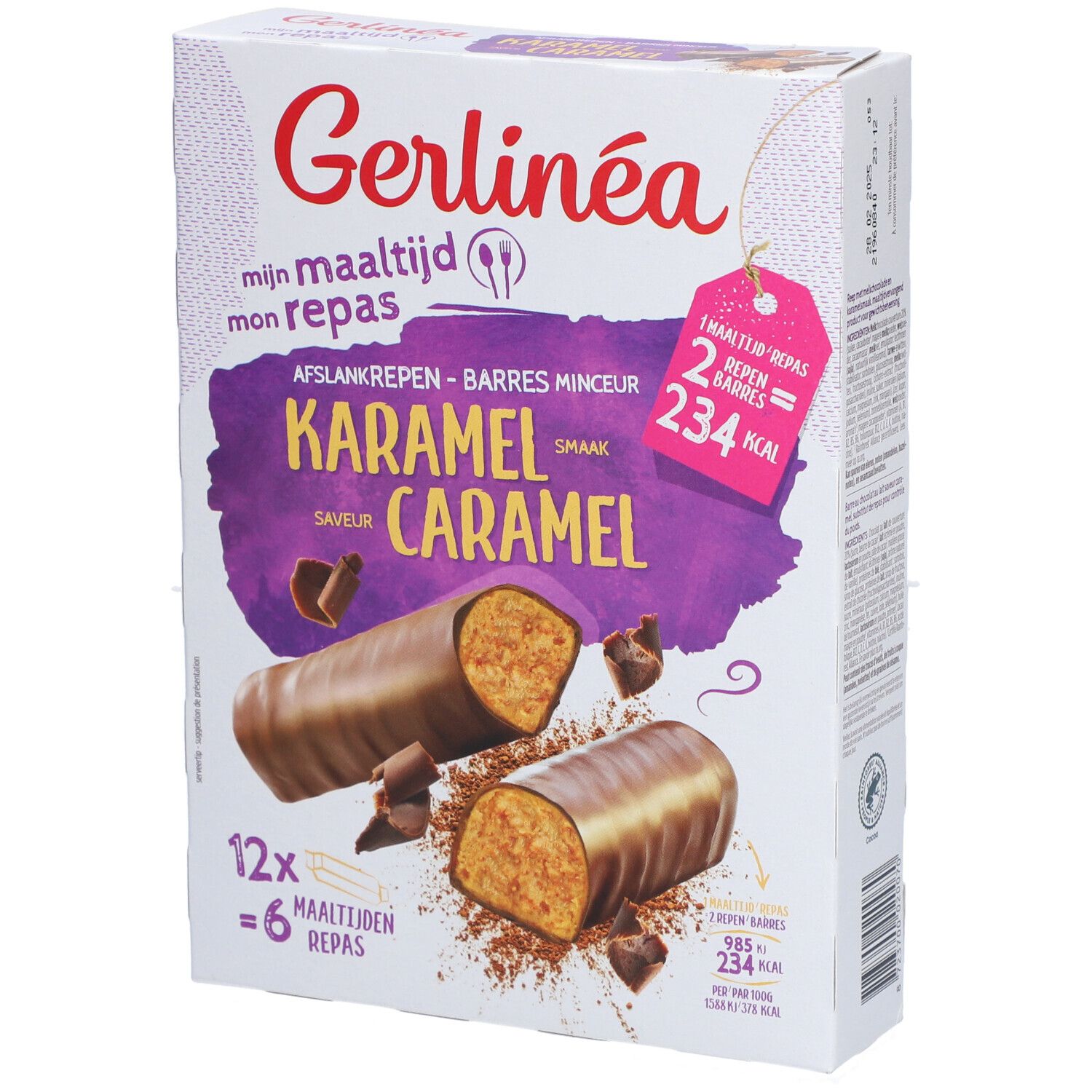 Gerlinéa Mijn Maaltijd Repen Karamel