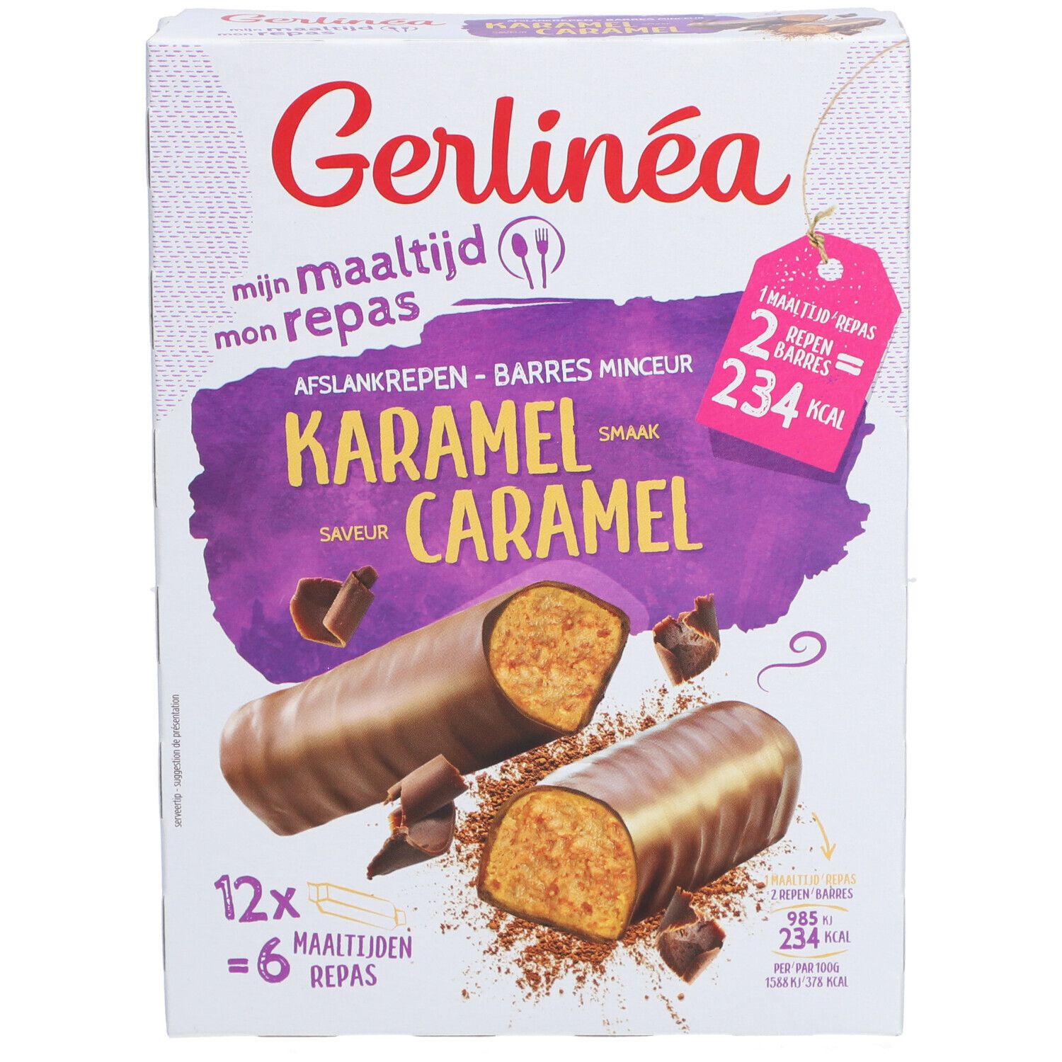 Gerlinéa Mon Repas Barres Caramel