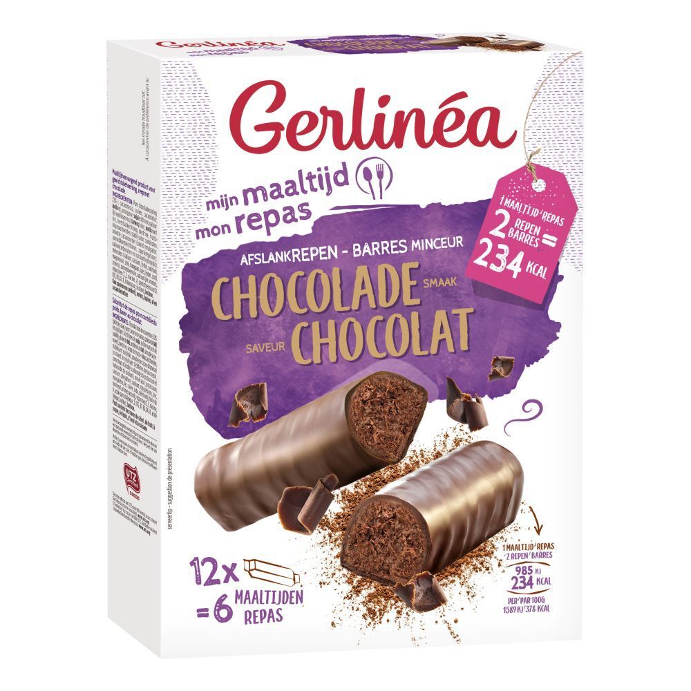 Gerlinéa Mijn Maaltijd Repen Chocolade