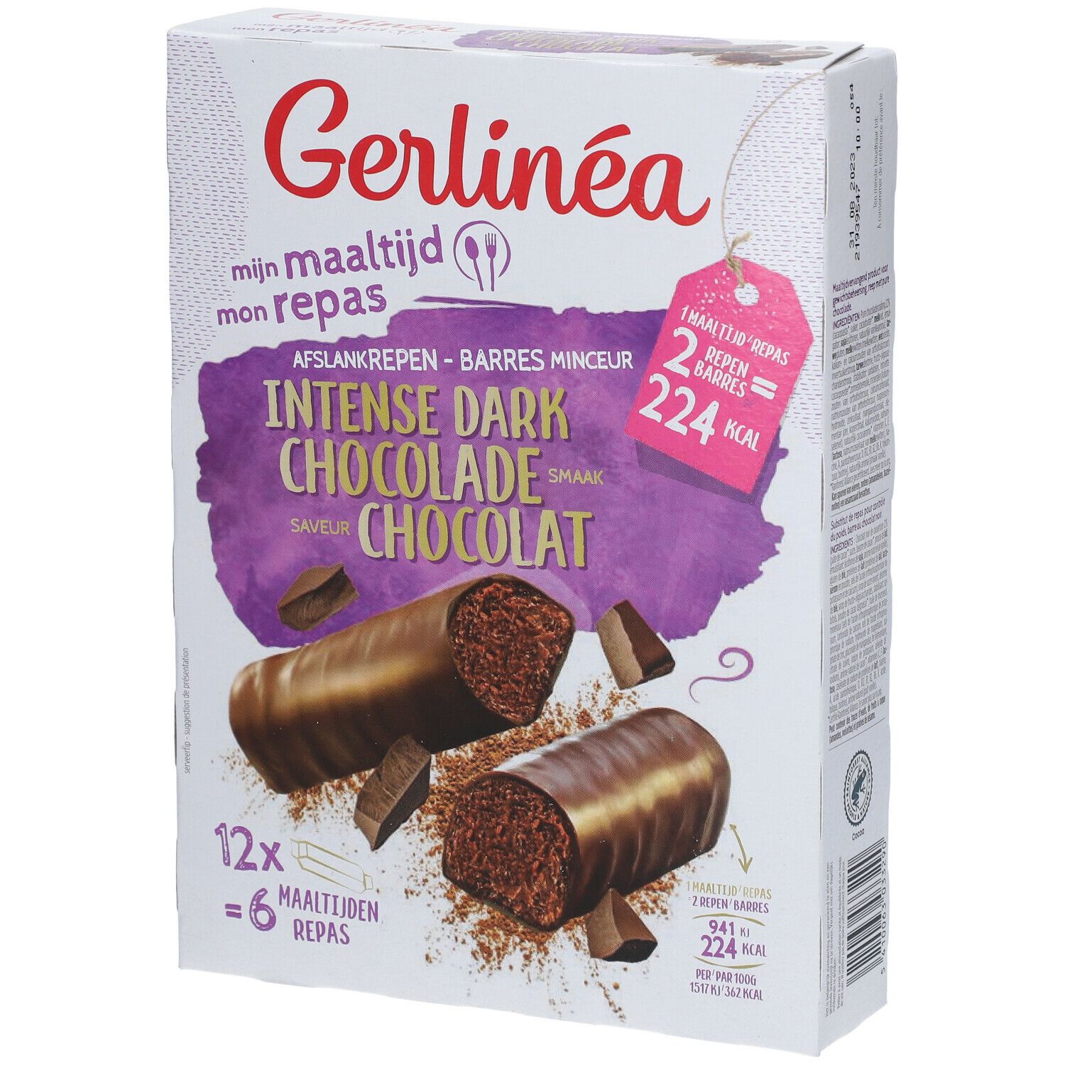 Gerlinéa Mon Repas Barres Intense Dark Chocolate