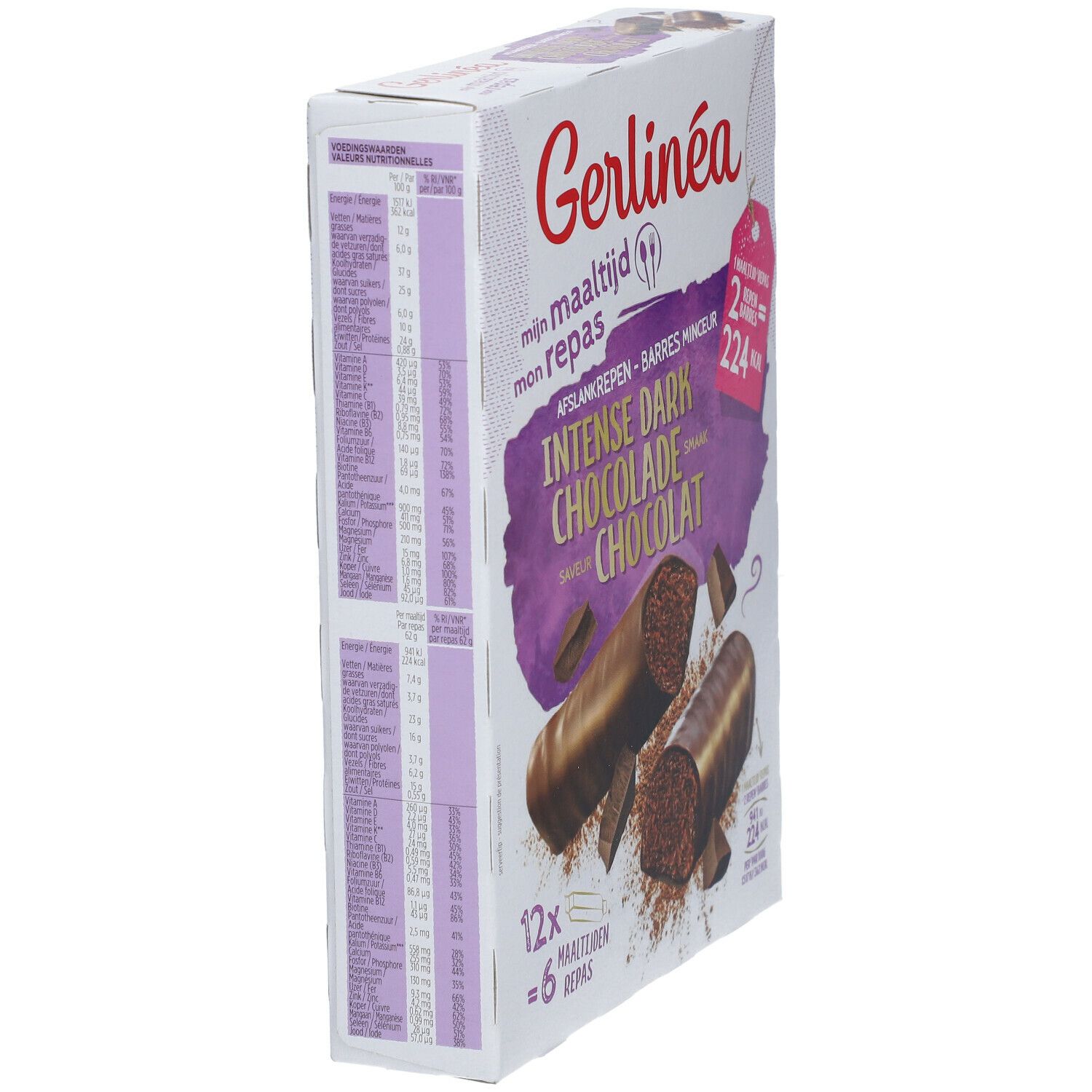 Gerlinéa Mon Repas Barres Intense Dark Chocolate