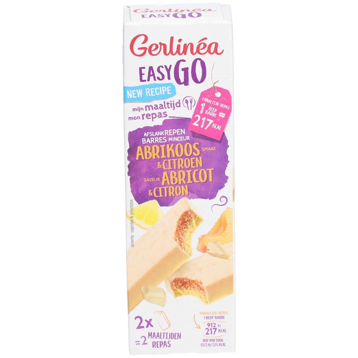 Gerlinéa Easy Go Barres Abricot-Citron