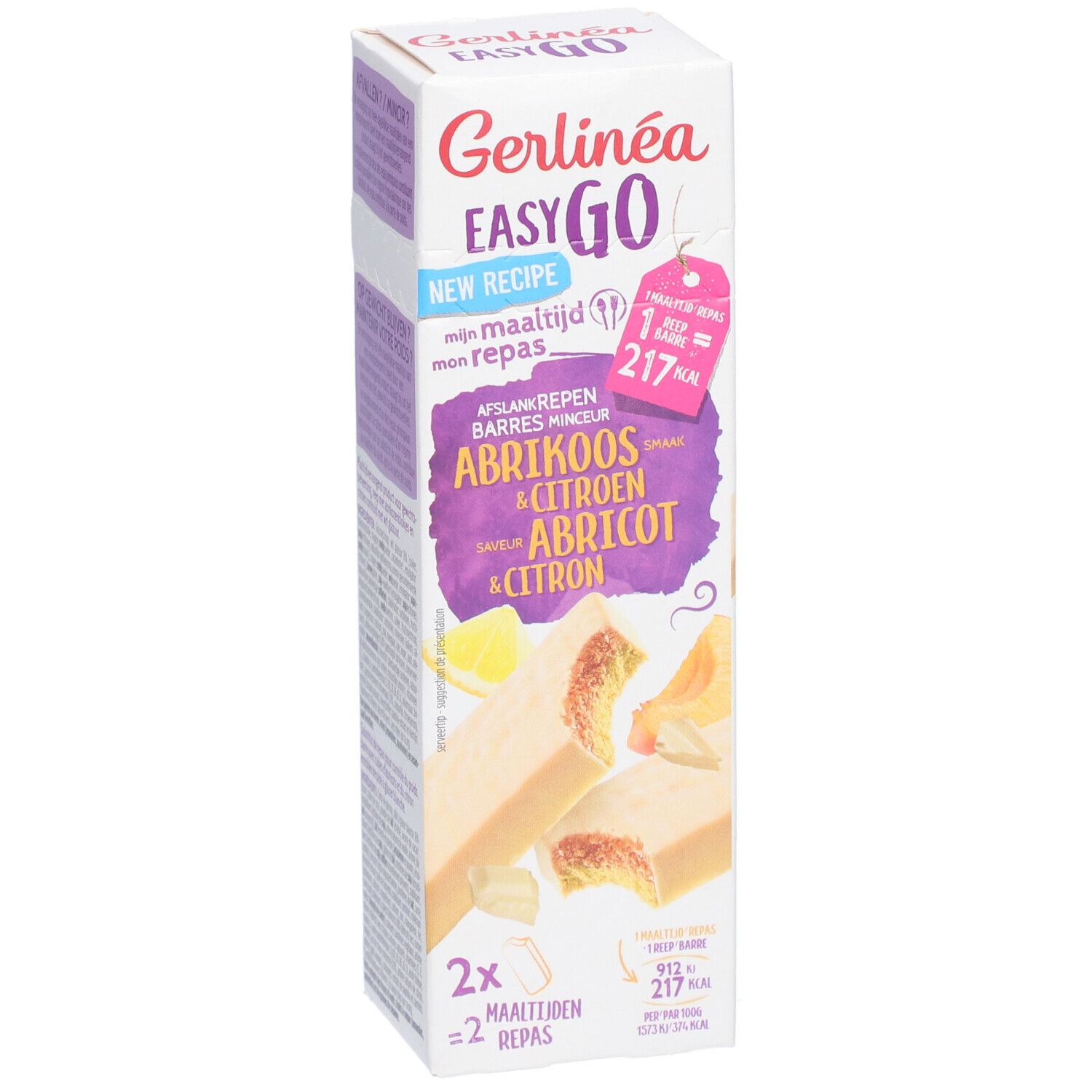 Gerlinéa Easy Go Barres Abricot-Citron