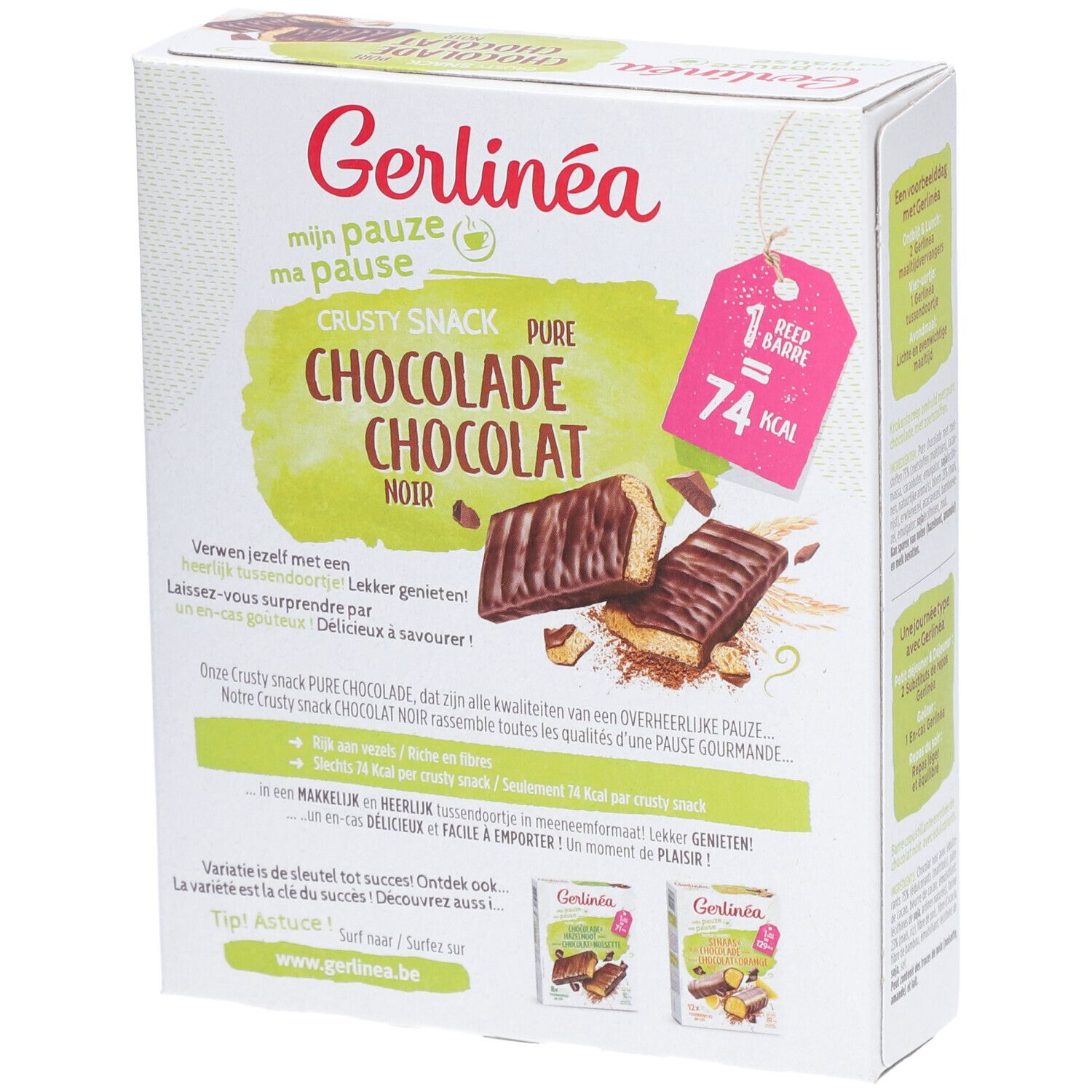 Gerlinéa Ma Pause Crusty Snack Chocolat Noir