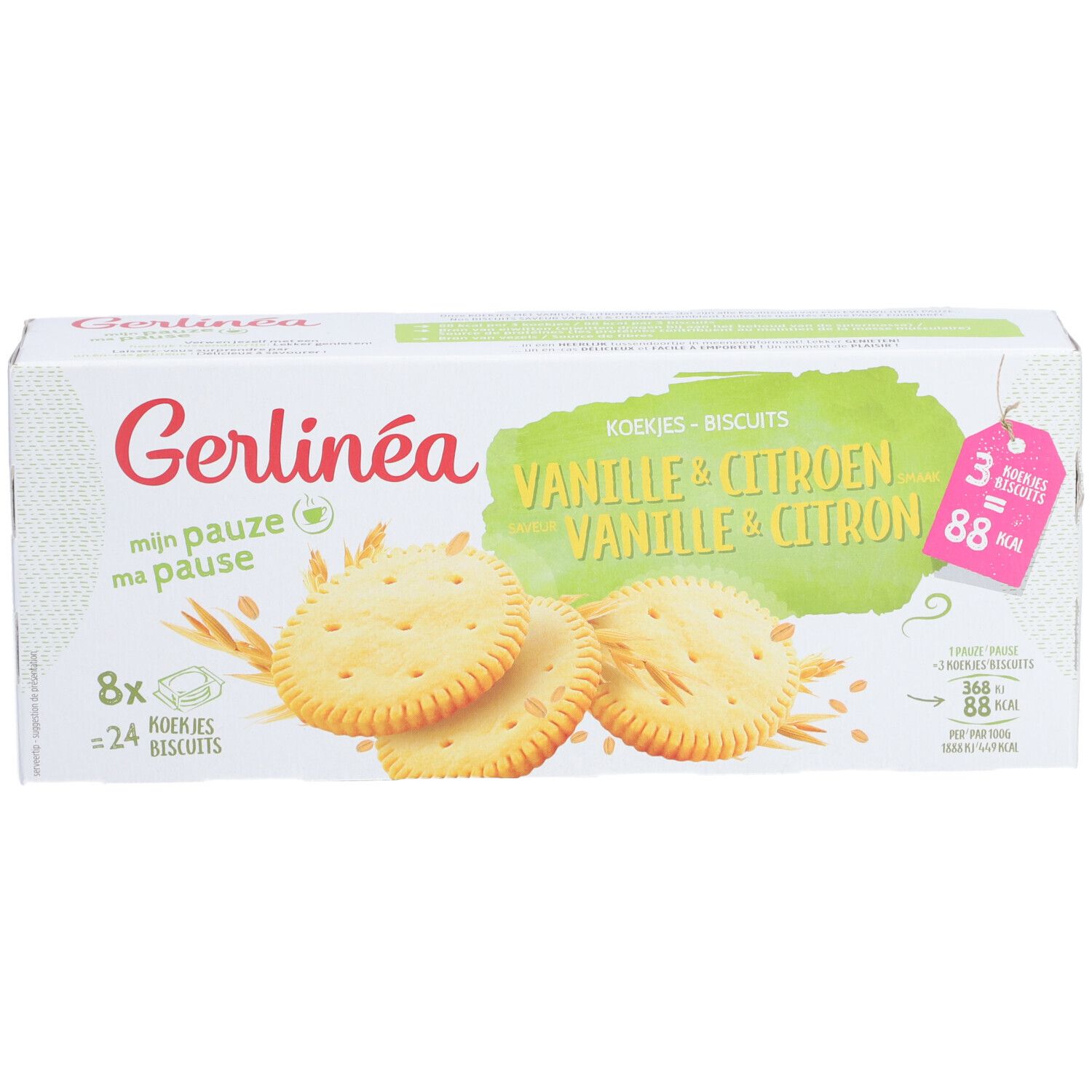 Gerlinéa Ma Pause Biscuits Vanille & Citron