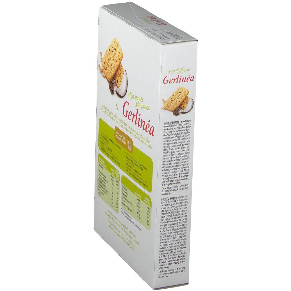 Gerlinéa Biscuits au Son d'Avoine, Coco & Chocolat