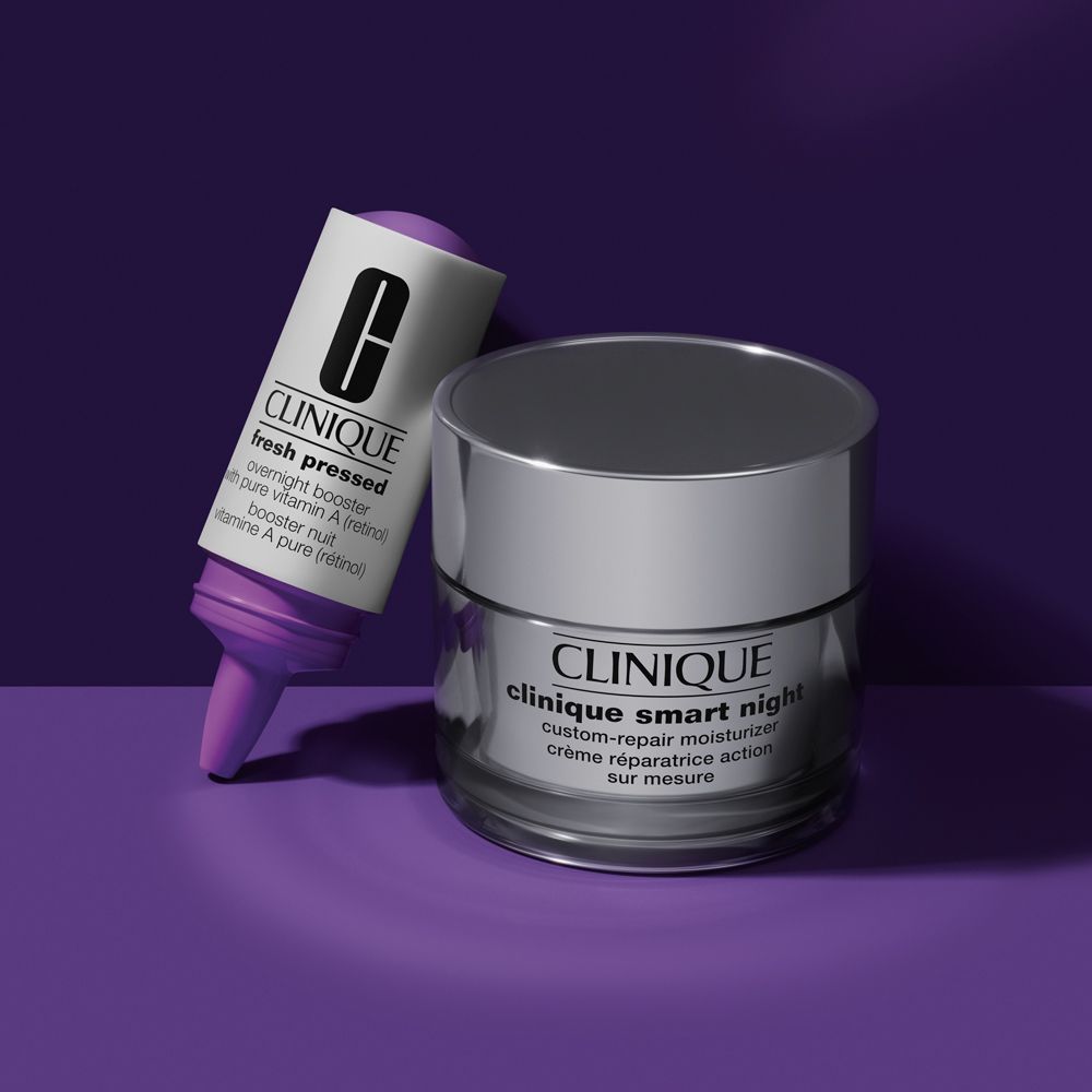 Clinique Smart Crème Réparatrice Action sur Mesure Nuit Peau Mixte à Grasse