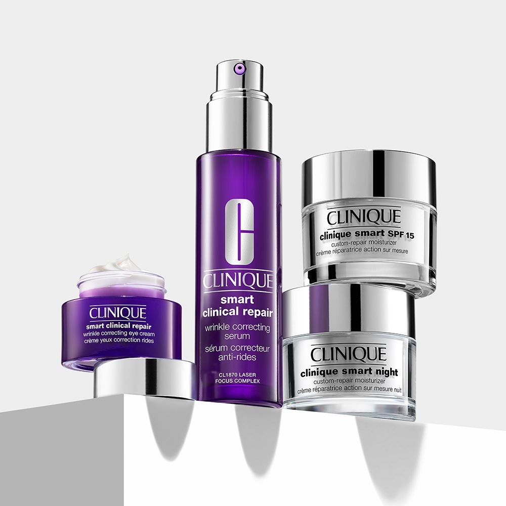 Clinique Smart Crème Réparatrice Action sur Mesure Nuit Peau Mixte à Grasse