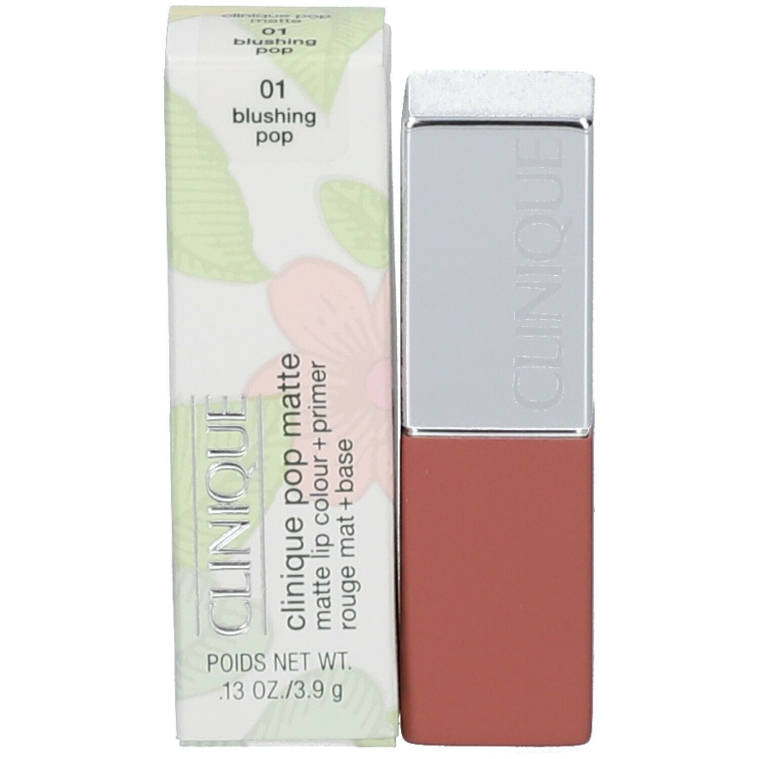 Clinique Pop Rouge Laque Mat + Base Lissante 2 en 1 Blushing Pop