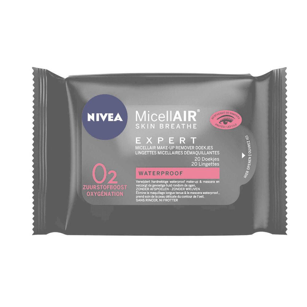 Nivea Skin Breathe Expert Lingettes Micellaires Démaquillantes