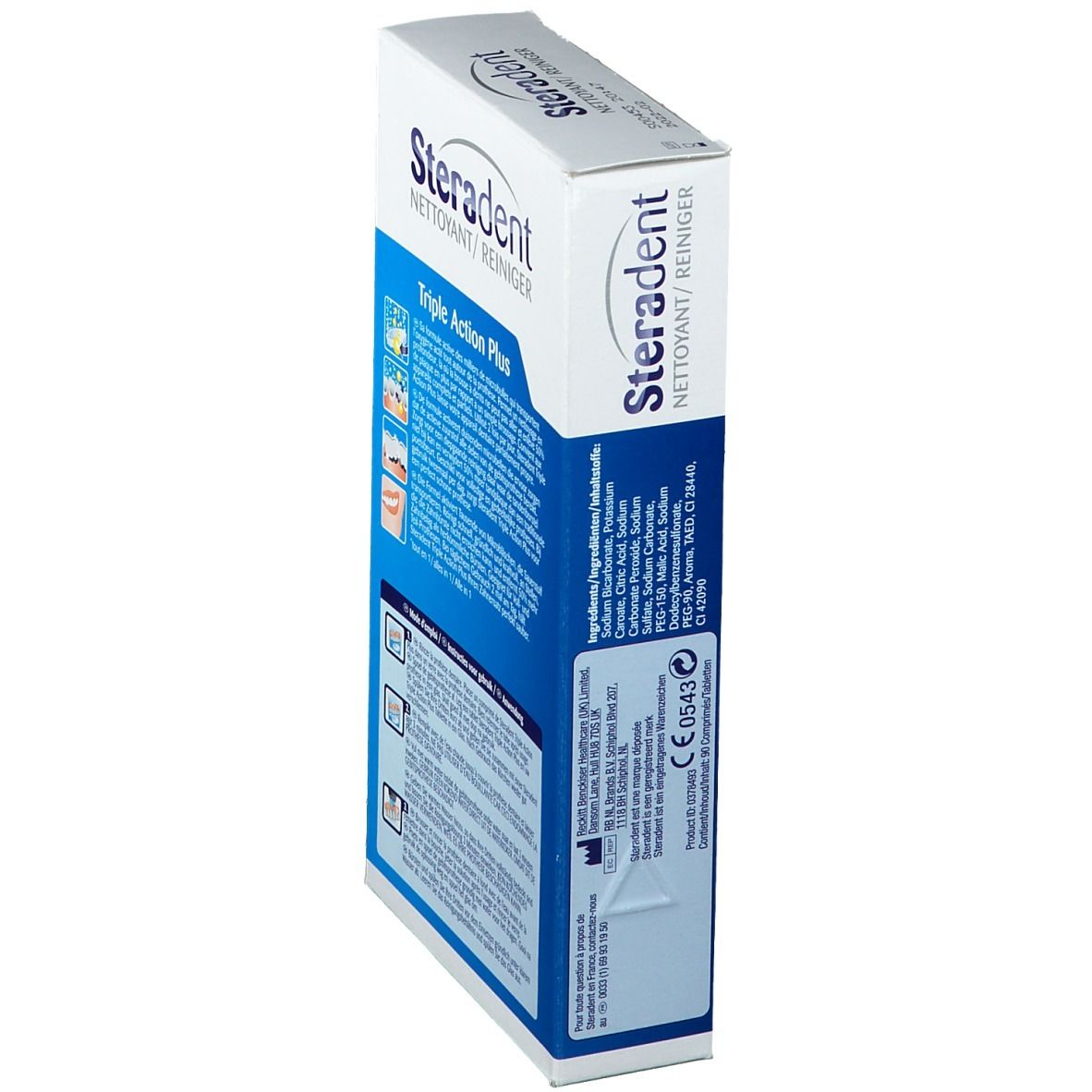 Steradent Triple Action Plus - Kunstgebitreiniger