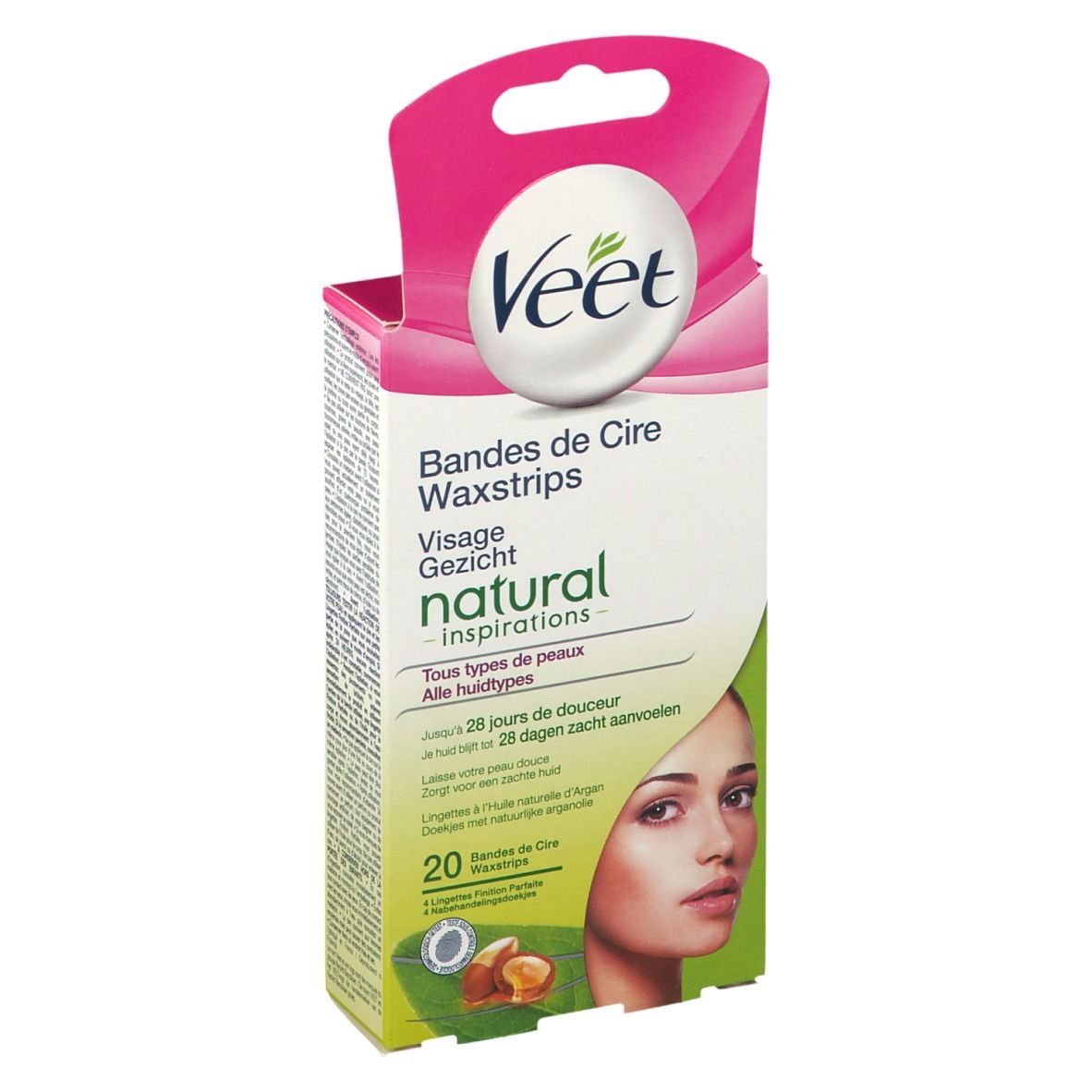 Veet Natural Inspirations Ontharingsstrips Gezicht