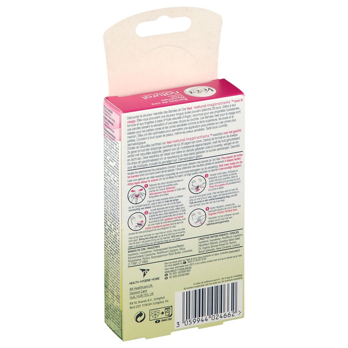 Veet Natural Inspirations Ontharingsstrips Gezicht