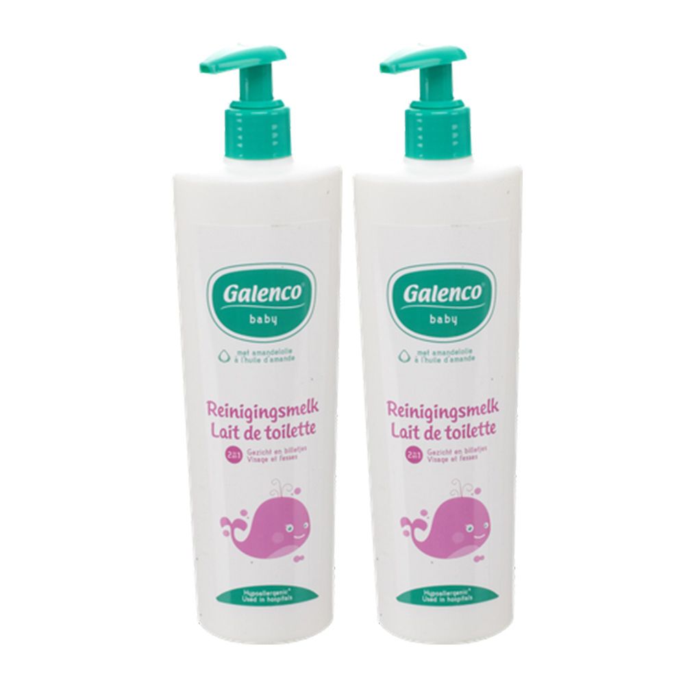 Galenco Baby Verzachtende 2-in-1 Reinigingsmelk - Gezicht en Billetjes 1+1 GRATIS