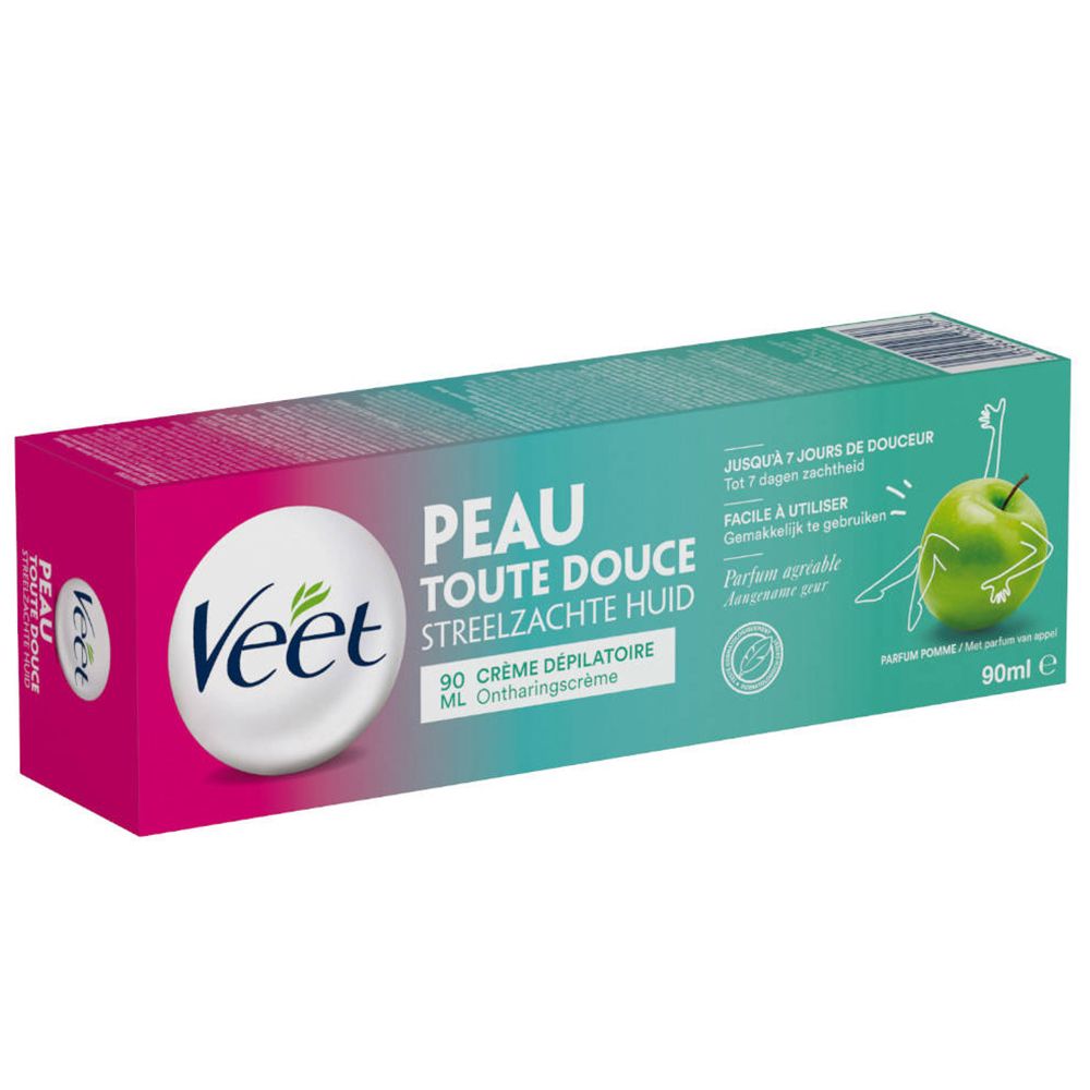 Veet Peau Douce Crème Dépilatoire Pomme