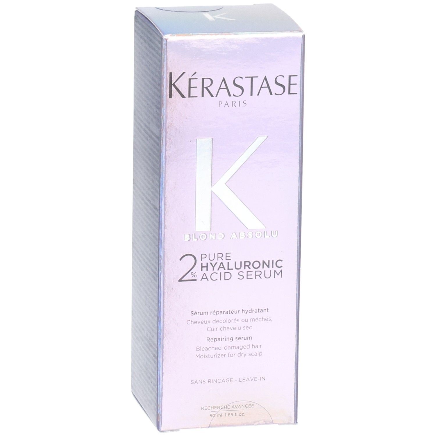 Sérum Kérastase Blond Absolu : boîte avec description produit en anglais.