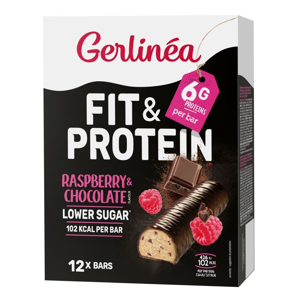 Gerlinéa Carb Reduced High Protein Barre Framboise & Chocolat