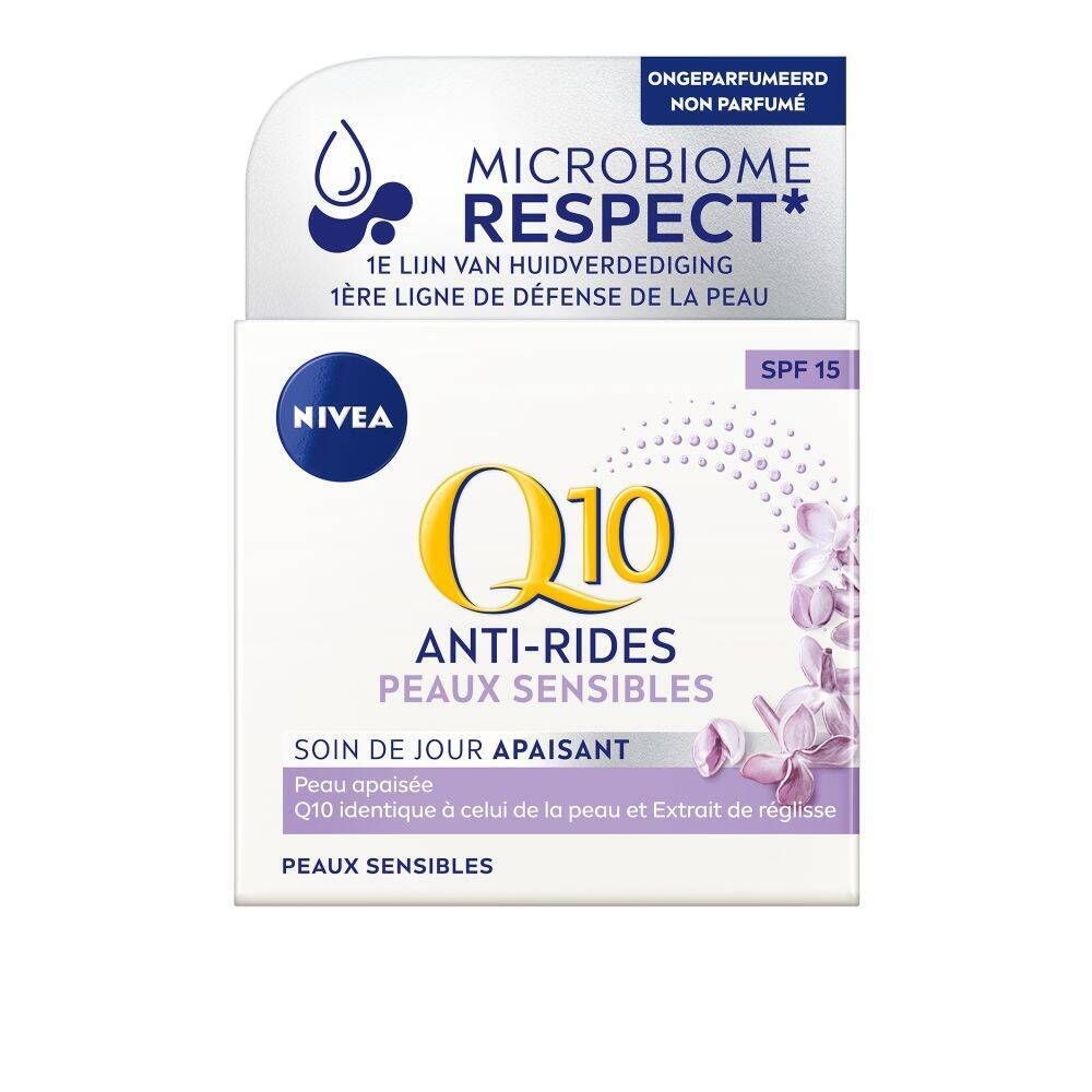 Nivea Q10 Power Anti-Rides Soin de Jour SPF15 Peaux Sensibles