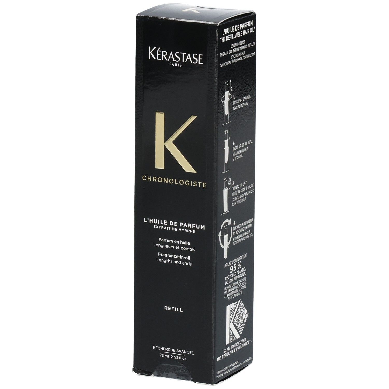 Kérastase Chronologiste L'Huile de Parfum Navulling, 75ml.