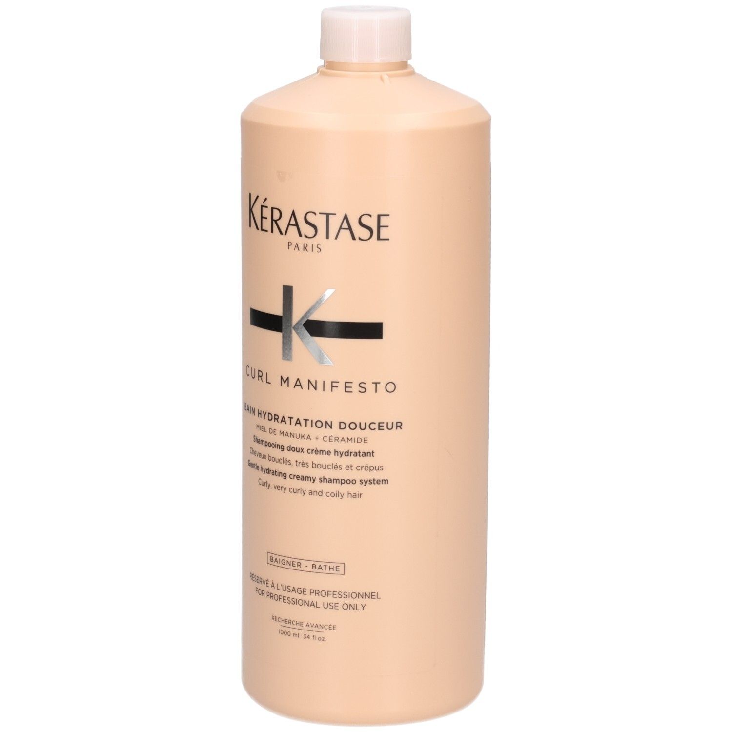 Kérastase Curl Manifesto Shampoo, 1 liter fles.