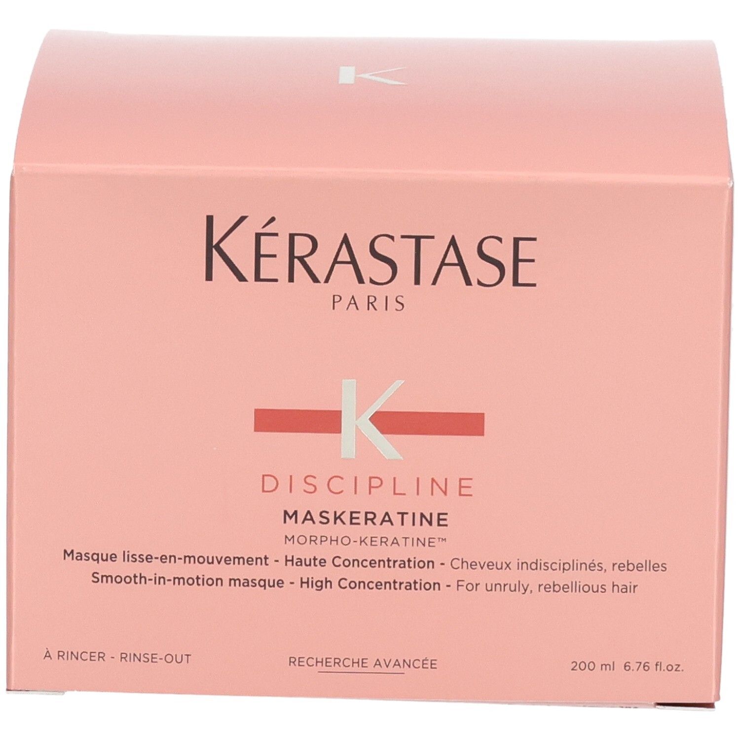 Boîte Kérastase Discipline Maskératine Masque, face avant.