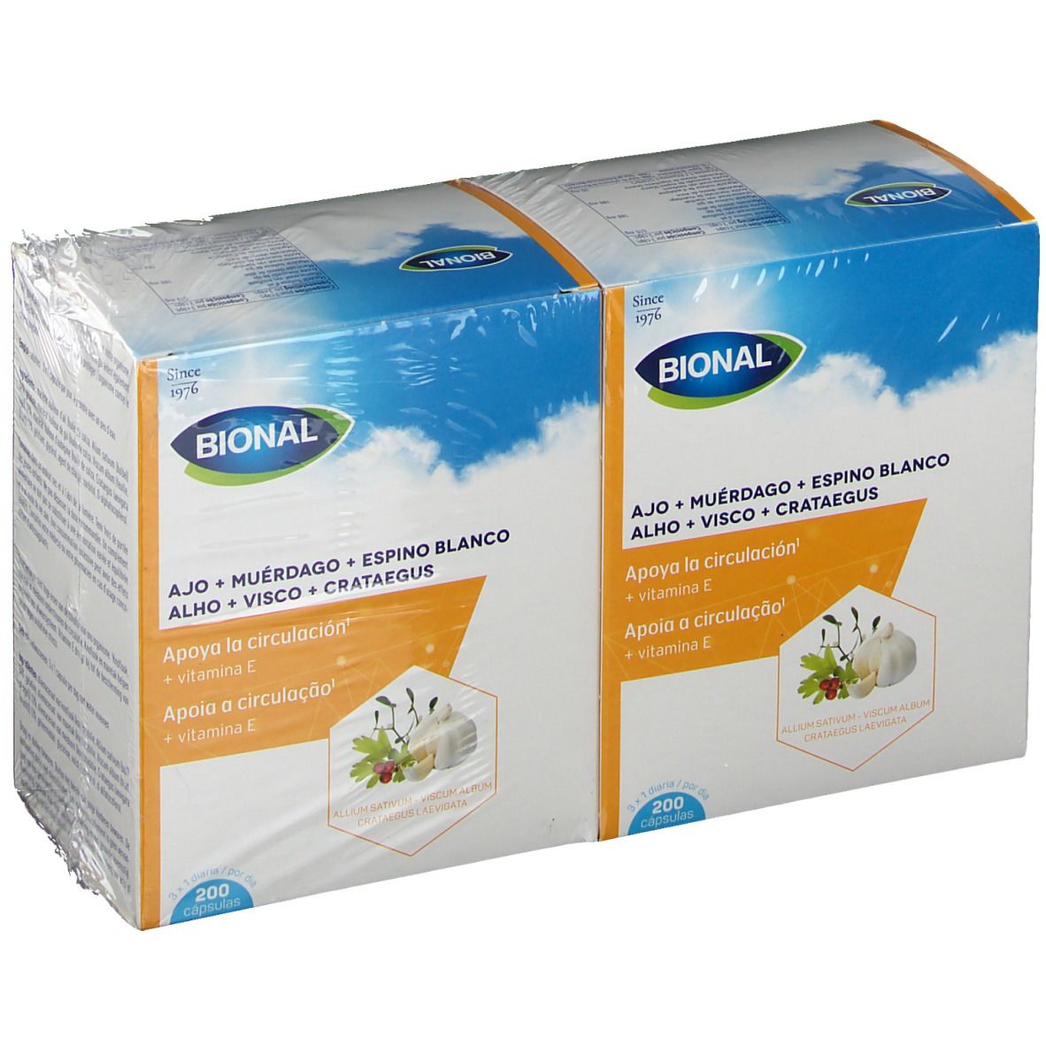 Bional Knoflook-Maretak-Meidoorn + Vitamine E DUO