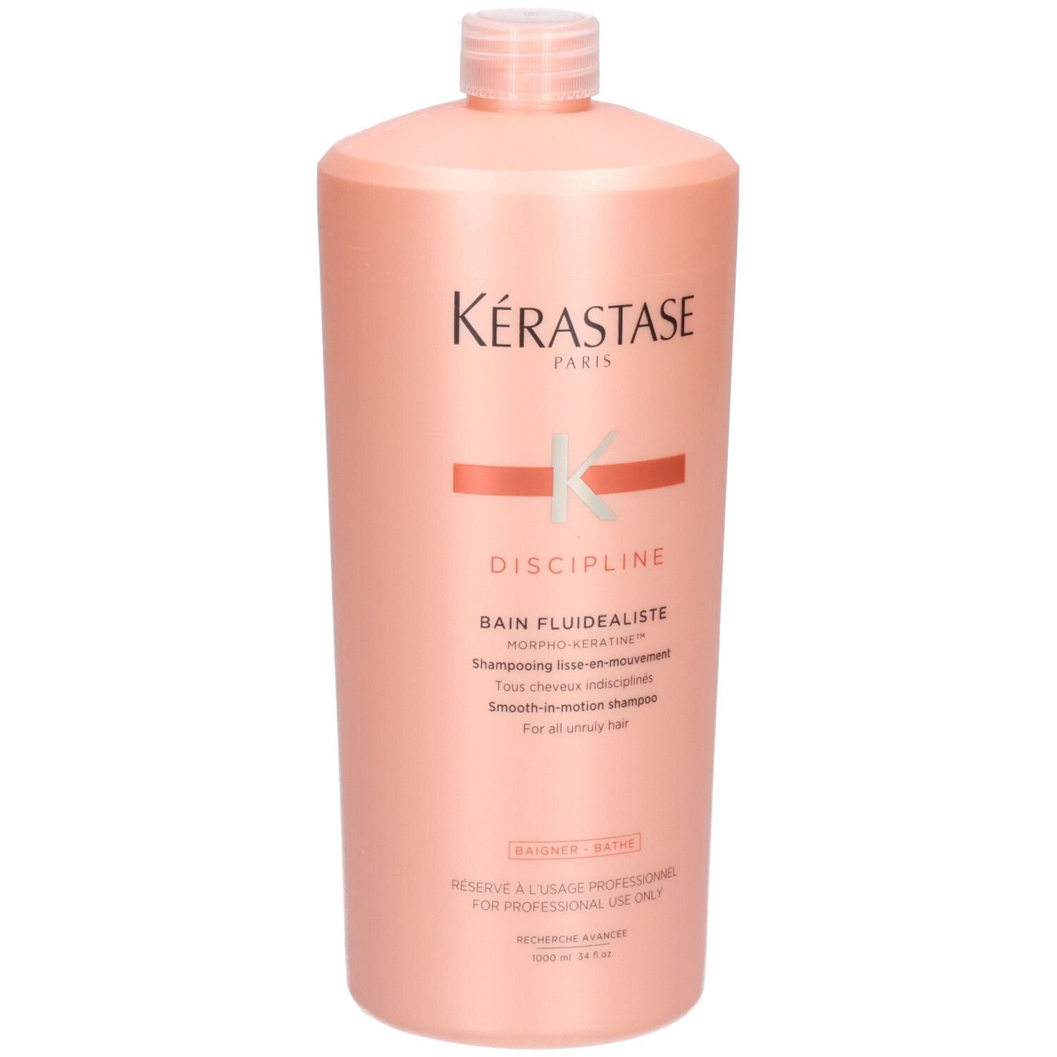 Shampooing Kérastase Discipline Bain Fluidealiste, flacon 1000 ml.