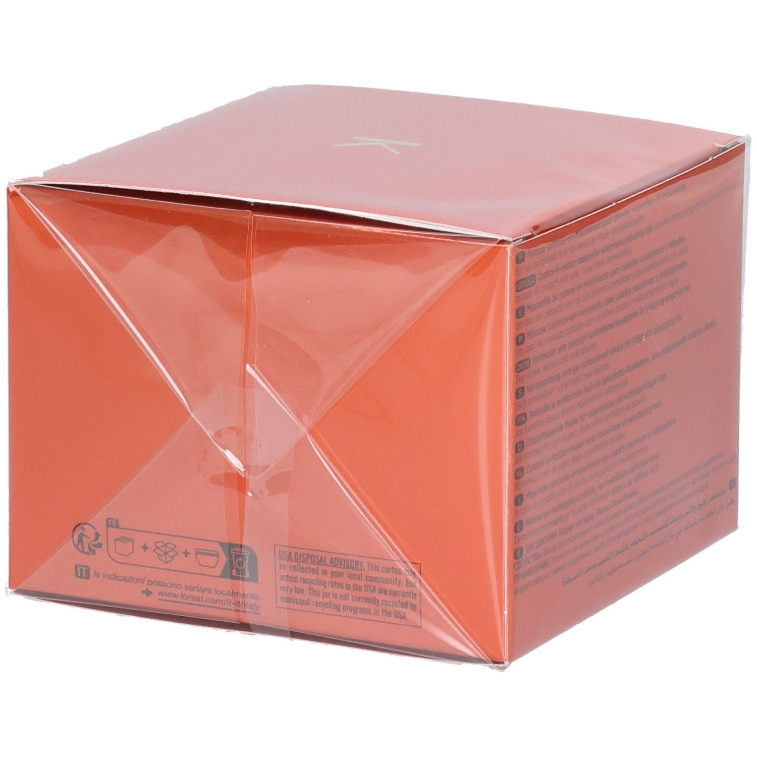 Kérastase Discipline Masque Oléo-Relax, 200 ml, dessous avec symboles.
