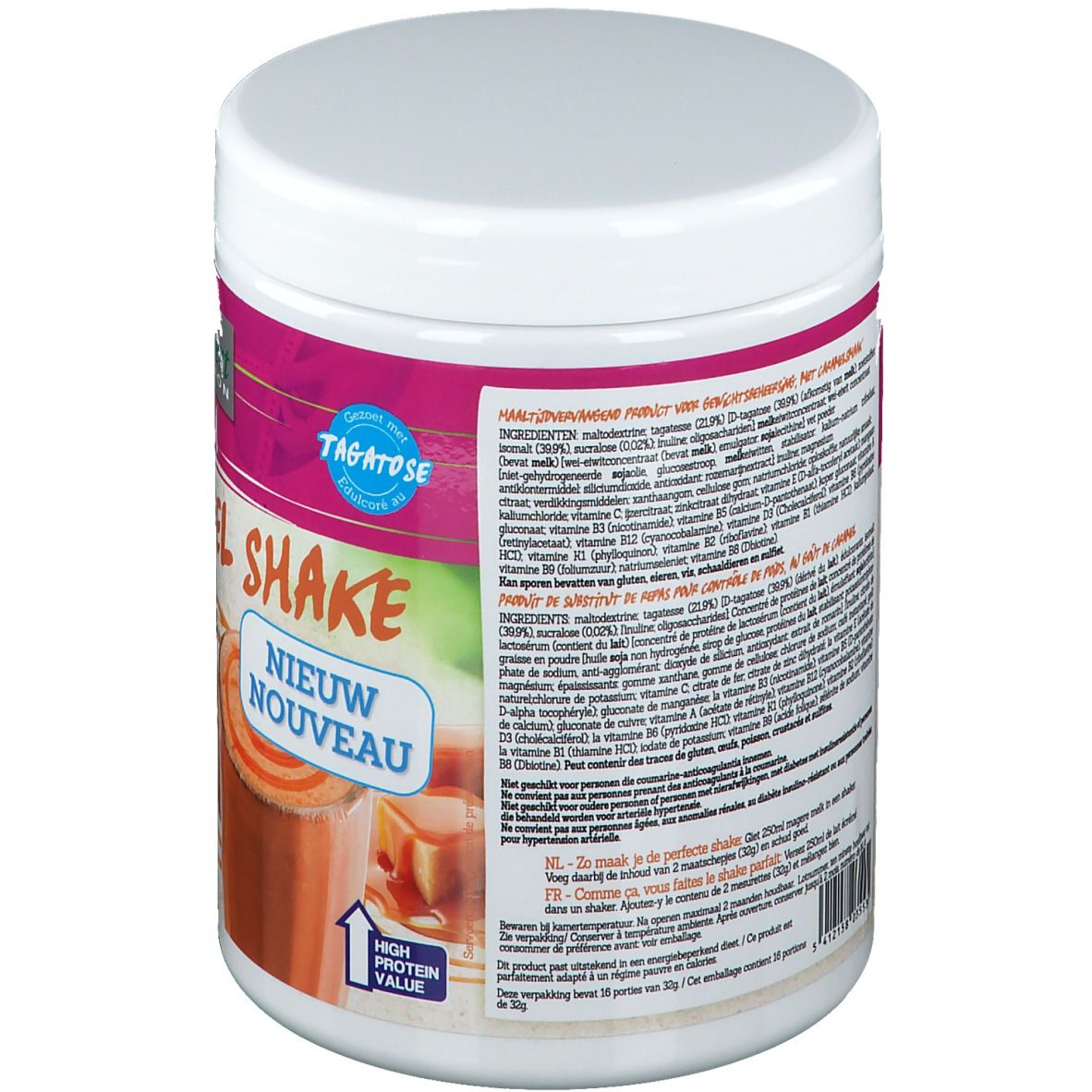 Damhert Think Slim Repas shake Caramel avec Tagatose